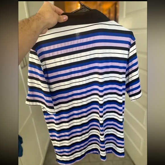 Nike Golf Dri-FIT Tour Performance Striped Polo: Large (L) - Picture 3 of 3